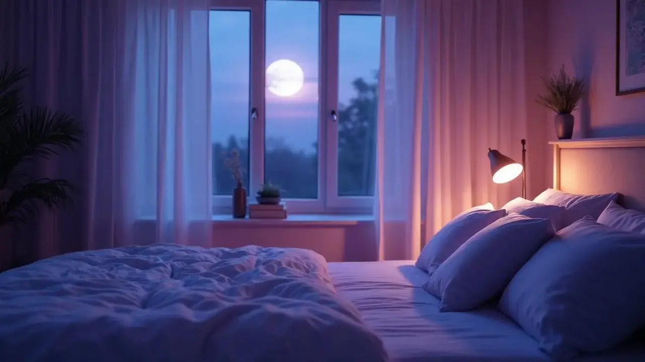 Mental Health article: Evening Affirmations to Release Anxiety & Sleep Better